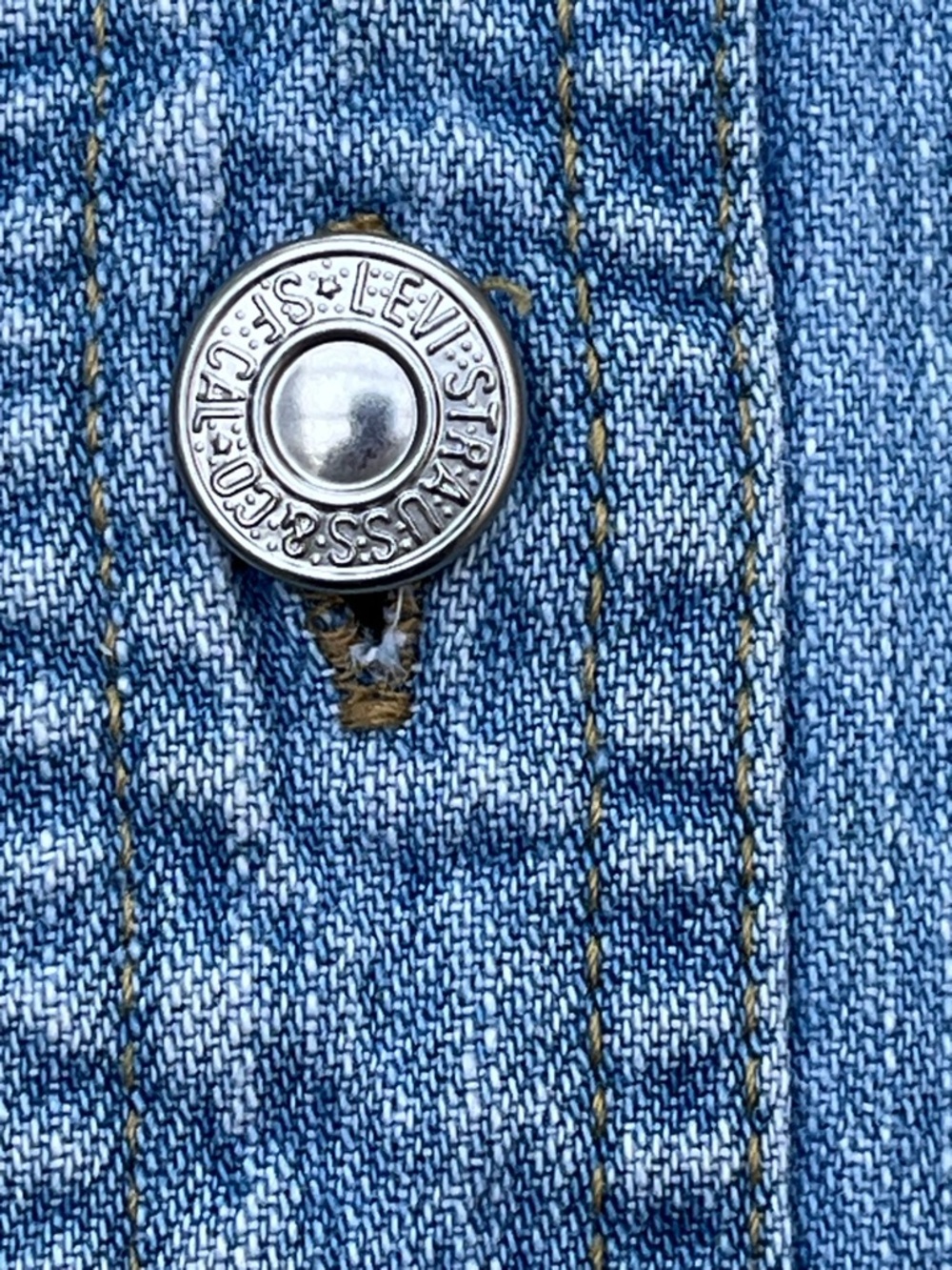 Levi’s overshirt shacket workwear with metal buttons Large - Picture 3 of 11